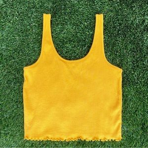 Pacsun Cropped Ribbed Tank XS LIKE NEW